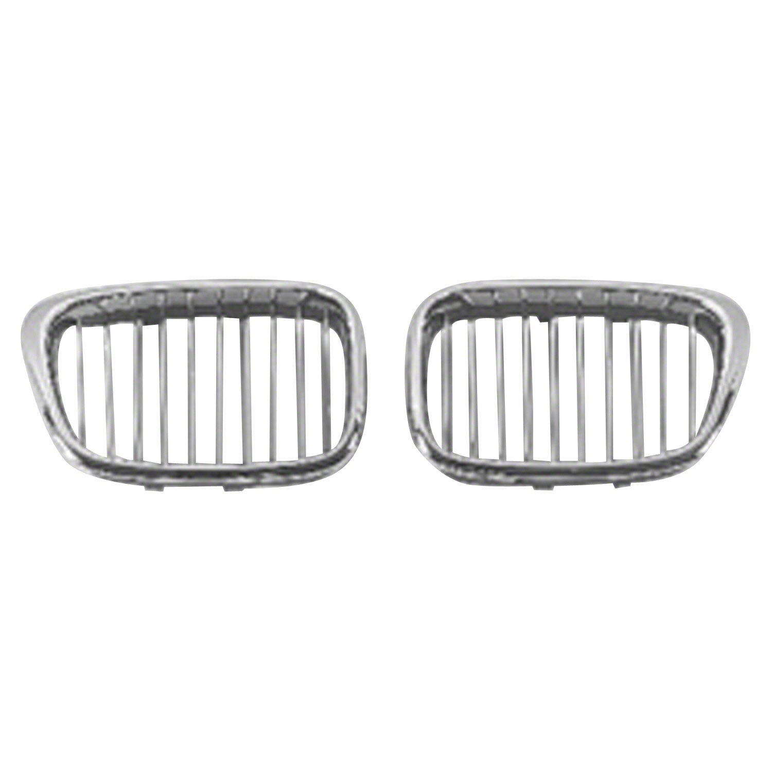 KAI New Standard Replacement Passenger Side Grille， Fits 2001-2003 BMW 5 Series