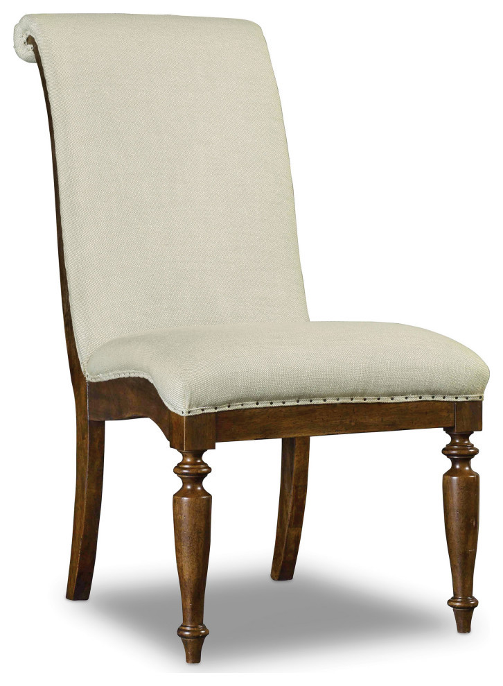 Archivist Upholstered Side Chair   Traditional   Dining Chairs   by Buildcom  Houzz