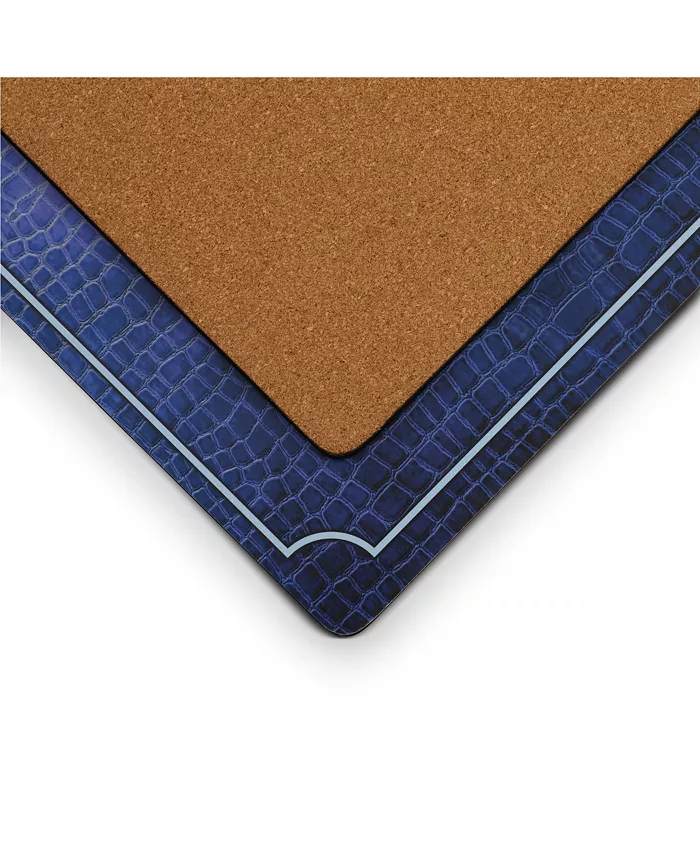 Pimpernel Blue Croc Placemats Set of 4