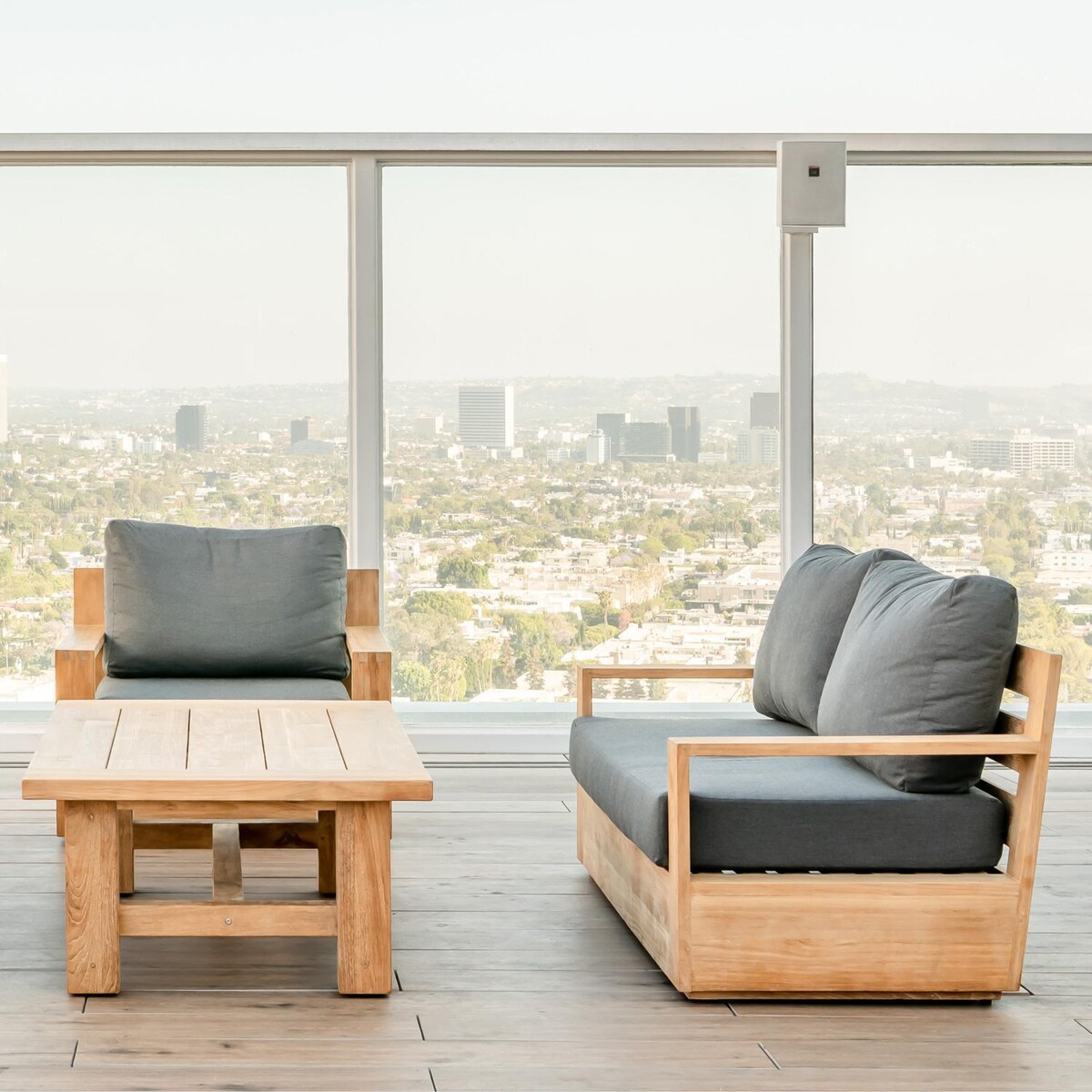 Signature Sandview Teak Patio Loveseat