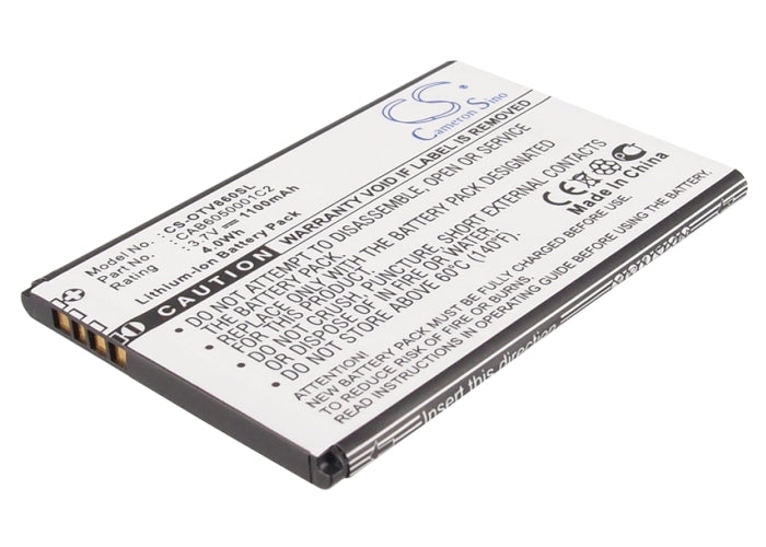 Alcatel OTV860 V860 Replacement Battery BatteryClerkcom Mobile Phone