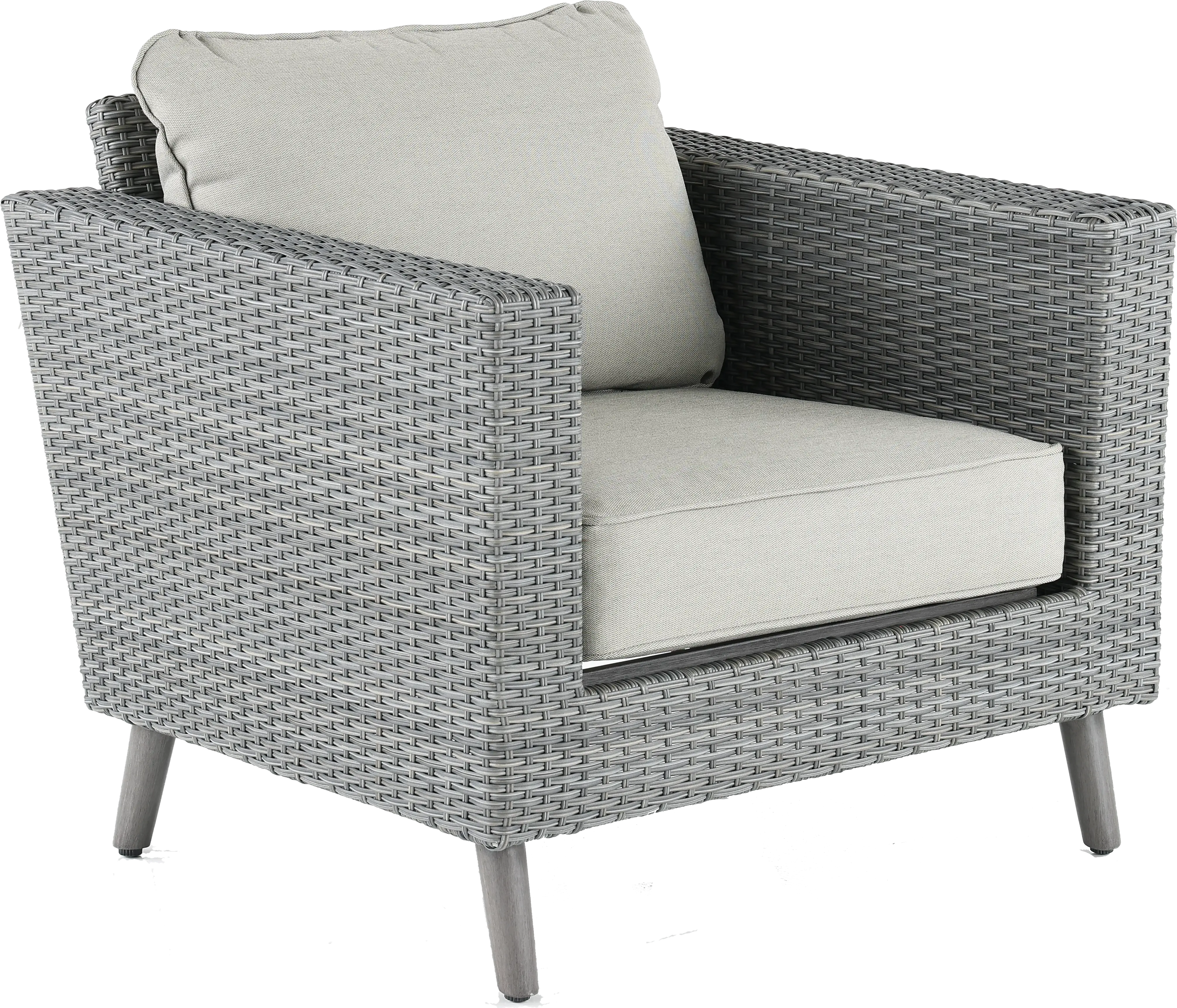 Drew and Jonathan Home Evans Gray Patio Chair