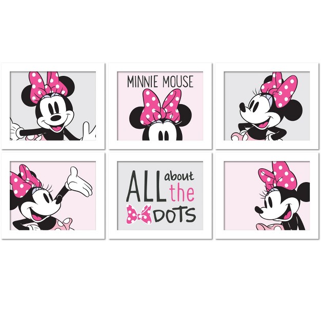 Lambs amp Ivy Disney Baby Minnie Mouse Unframed Nursery child Wall Art