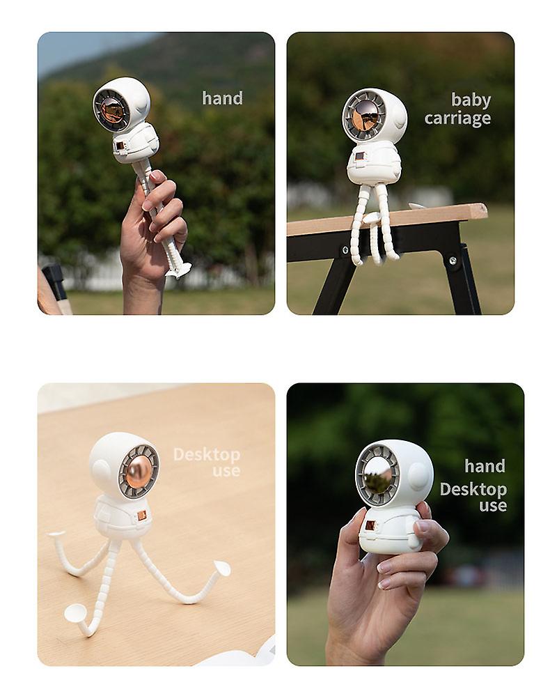 Octopus Portable Safe Stroller Fan Detachable Astronaut Fan Air Cooling Electric Fan Home Multipurpose Handheld Desktop Bladeless Fan