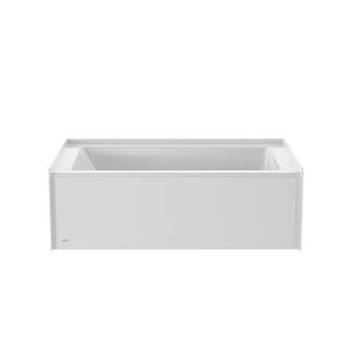 Jacuzzi PROJECTA 60 in. x 36 in. Skirted Whirlpool Bathtub with Heater with Right Drain in White T1S6036WRL1HXW