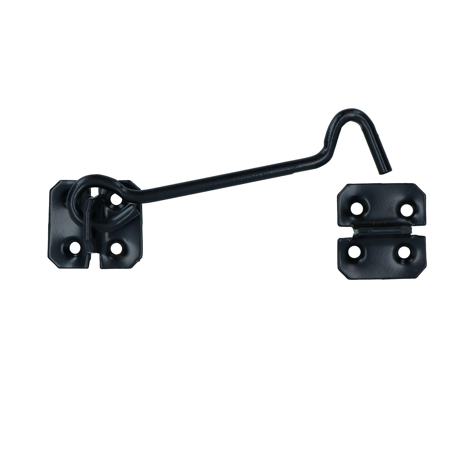 6” Cabin Hook Eye Latch Lock Catch Hold Back For Sheds Gates Hatches 4 Pack