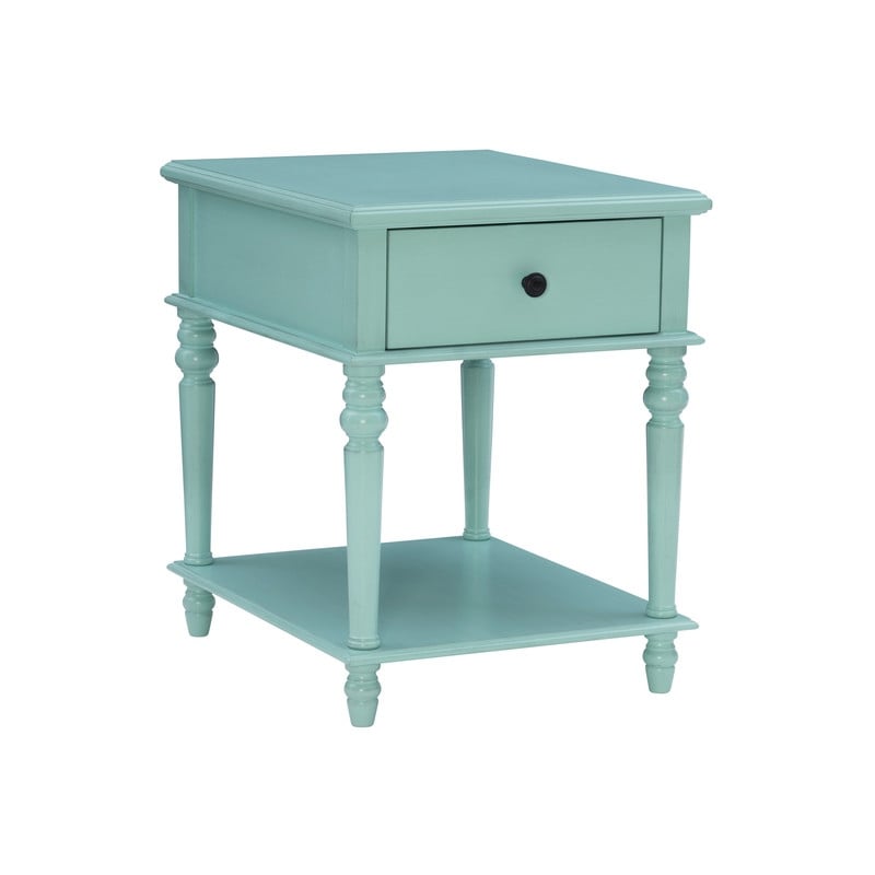 Jowin Classic Wood Side Table with Storage