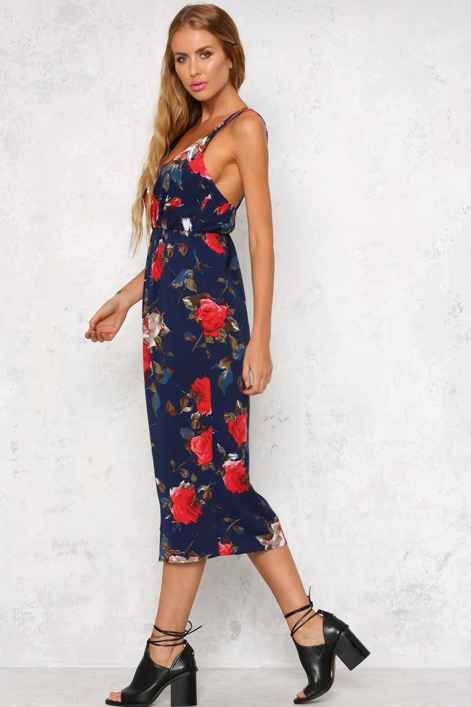 Have The Touch Maxi Dress Navy