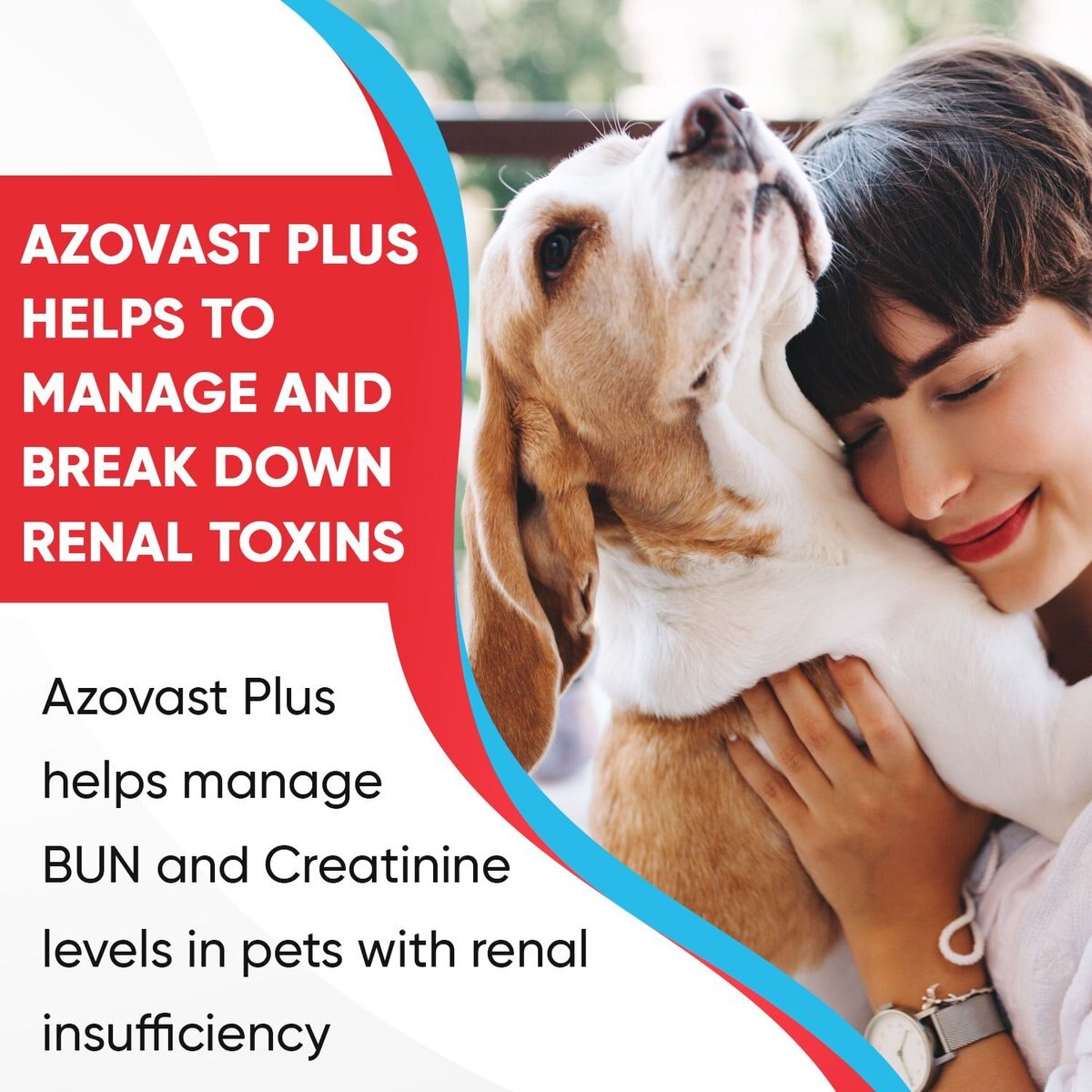 Pet Health Pharma Azovast Plus Capsule Kidney Supplement for Dogs and Cats， 120 count