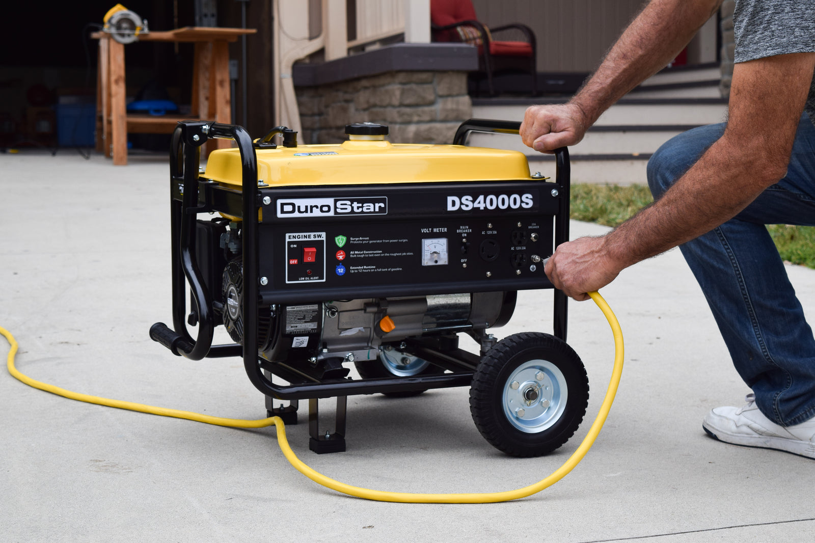 4,000 Watt Gasoline Portable RV Generator