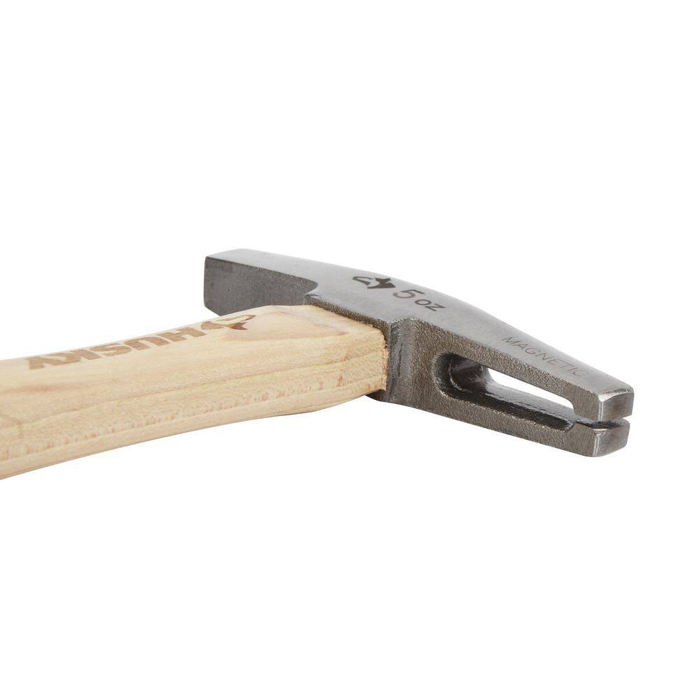 Husky 5 oz. Tack Hammer with Wood Handle 90387