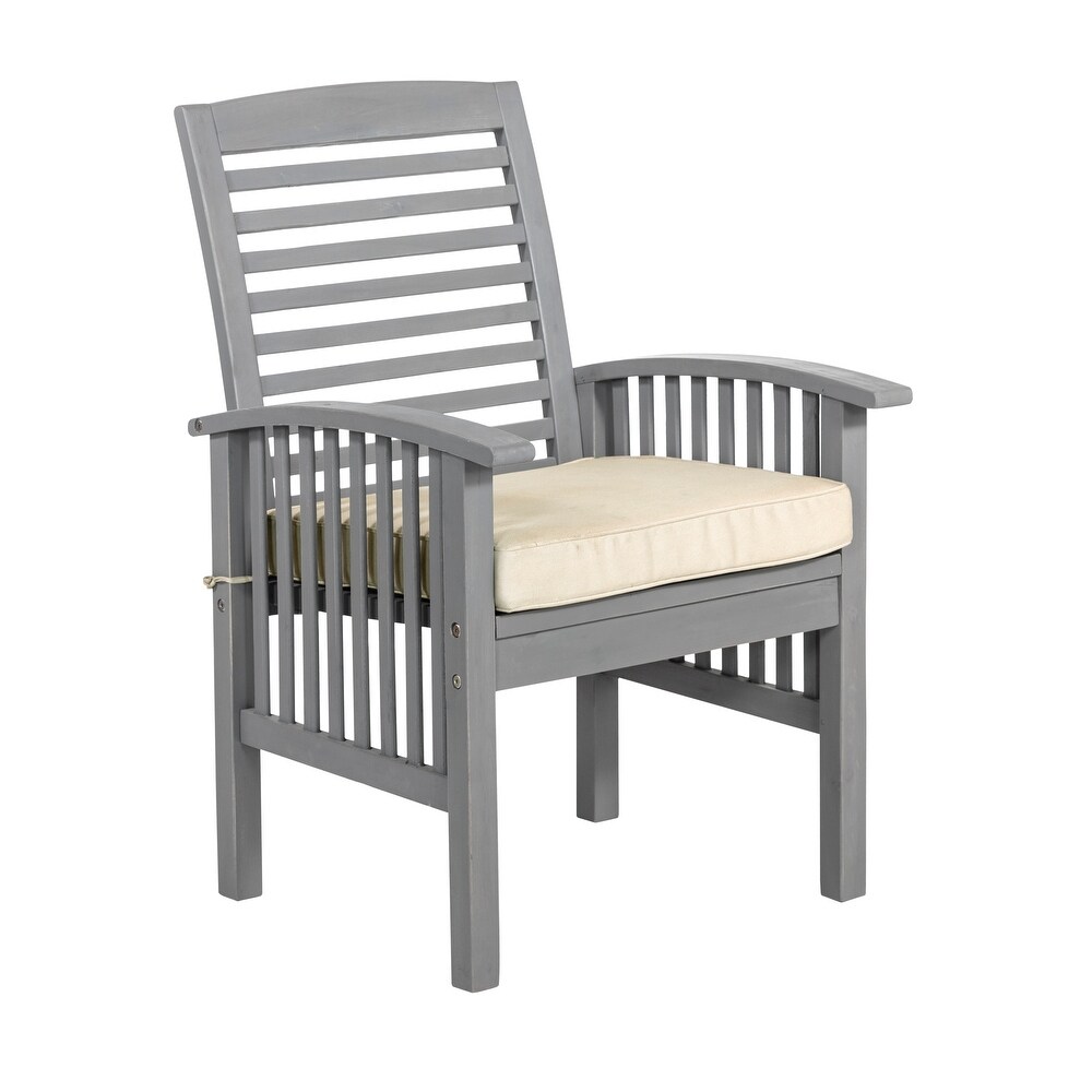 Middlebrook Surfside Acacia Wood Outdoor Chairs (Set of 2)