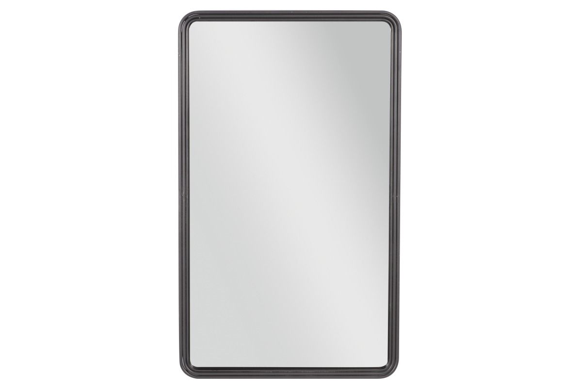 Rectangular Triple Framed Silver Metal Wall Mirror 235quot X 395quot