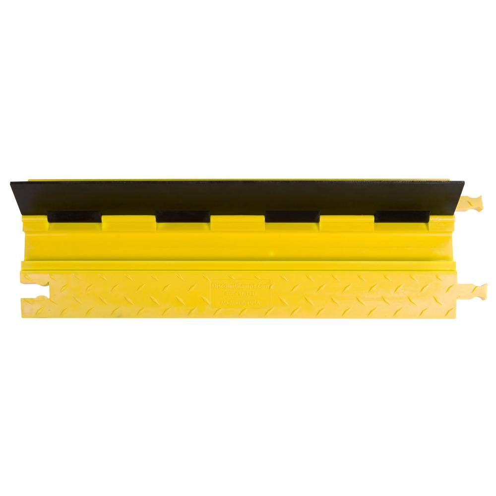 Guardian 1-Channel Polyurethane Cable Protector Ramp for .75 in. Dia Cables CP-1P-16