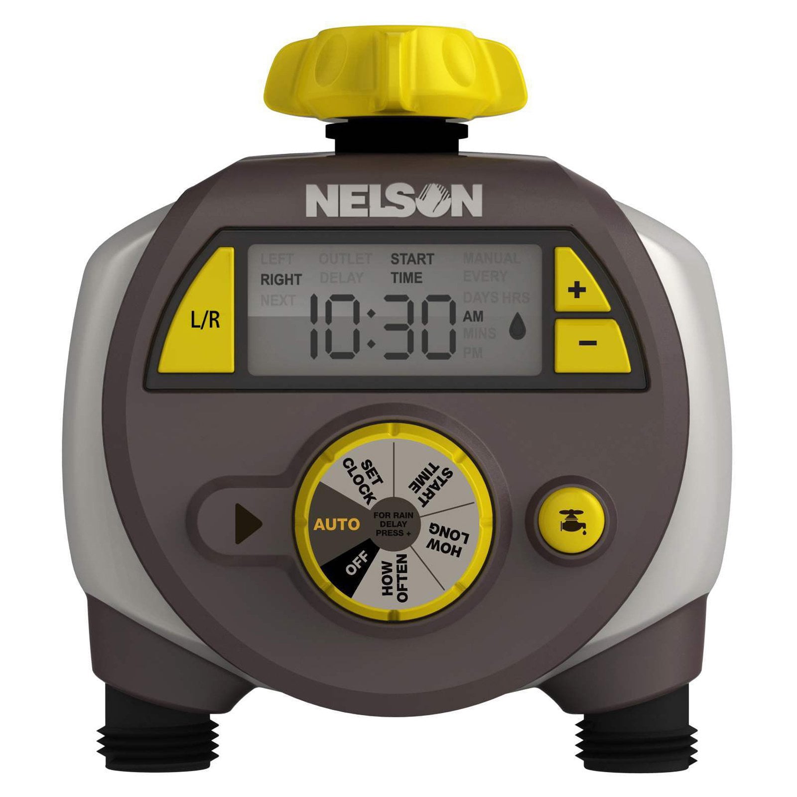 Nelson Sprinkler Double Outlet LCD Timer