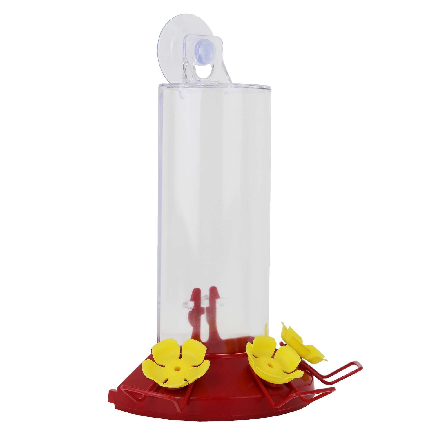 Perky-Pet Hummingbird 8 oz Plastic Window-Mount Nectar Feeder 3 ports