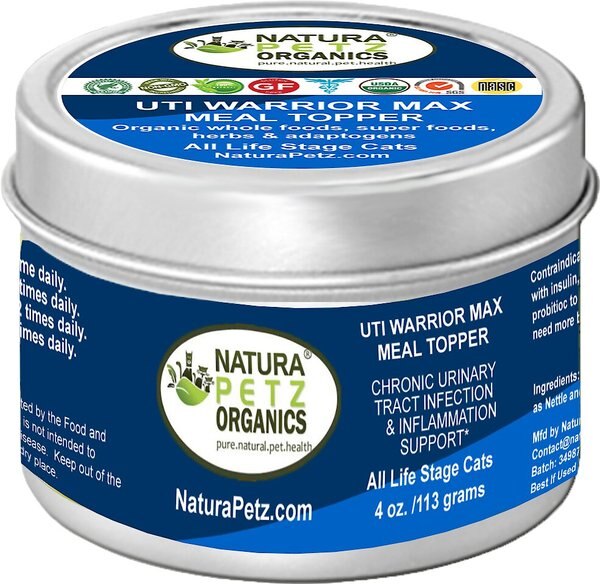 Natura Petz Organics Uti Warrior Cat Supplement， 4-oz jar