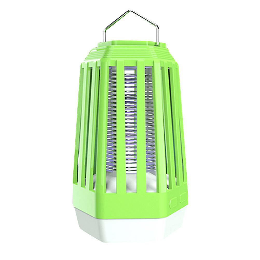 2000ma Hangable Mosquito Zapper Light Usb Recharge Unique Mosquito Killer Household Mosquito Killer Led Lamp For Home Office Outdoor (green)