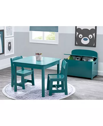 Delta Children Mysize Wood Table and Chairs Set  3 Piece