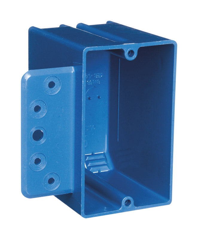 BOX 1GANGW/BRACKET PVC18