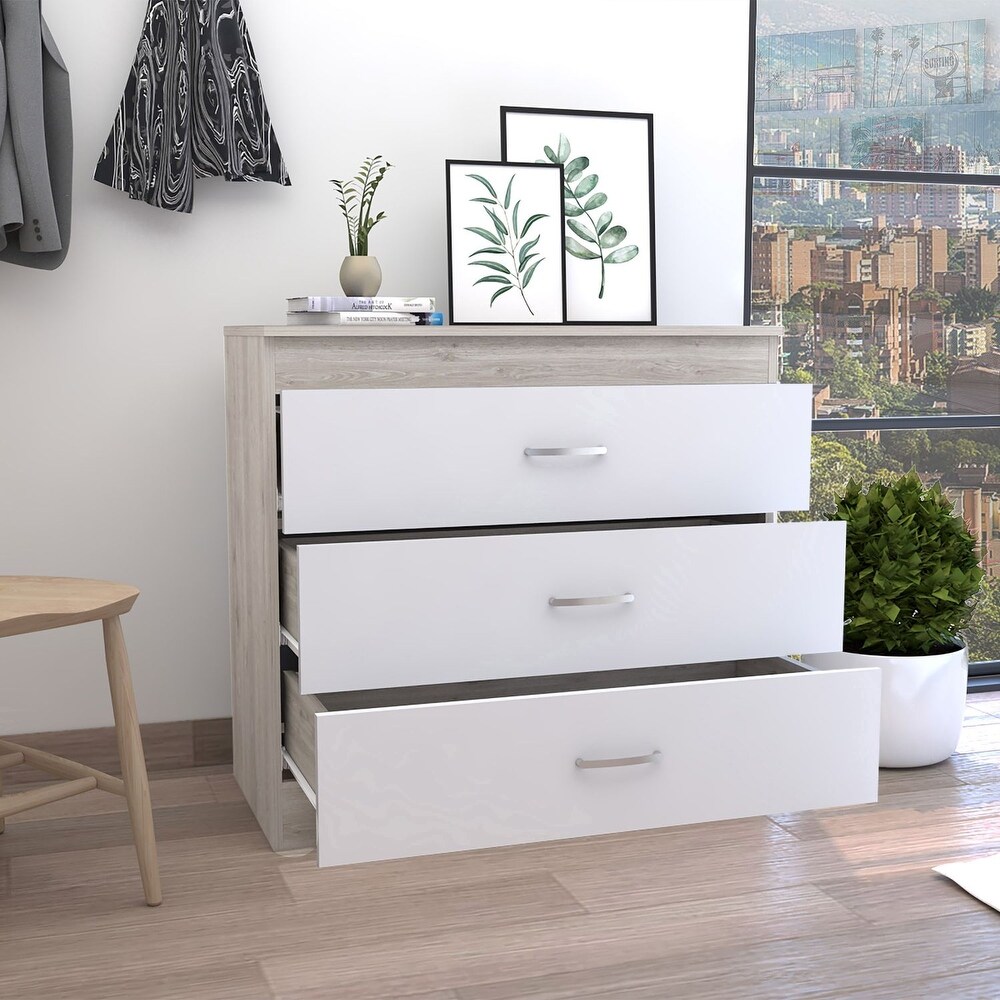 Dresser for Bedroom with 5 Drawers  Storage Organizer Unit with Fabric Bins for Living Room  Hallway