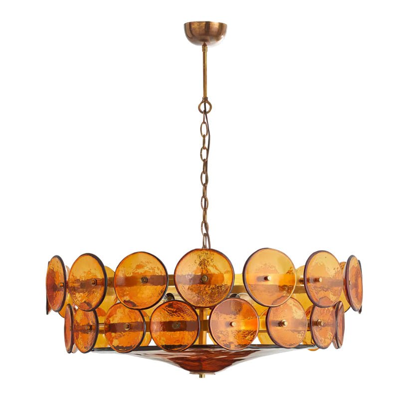 Solaris Disc Murano Chandelier