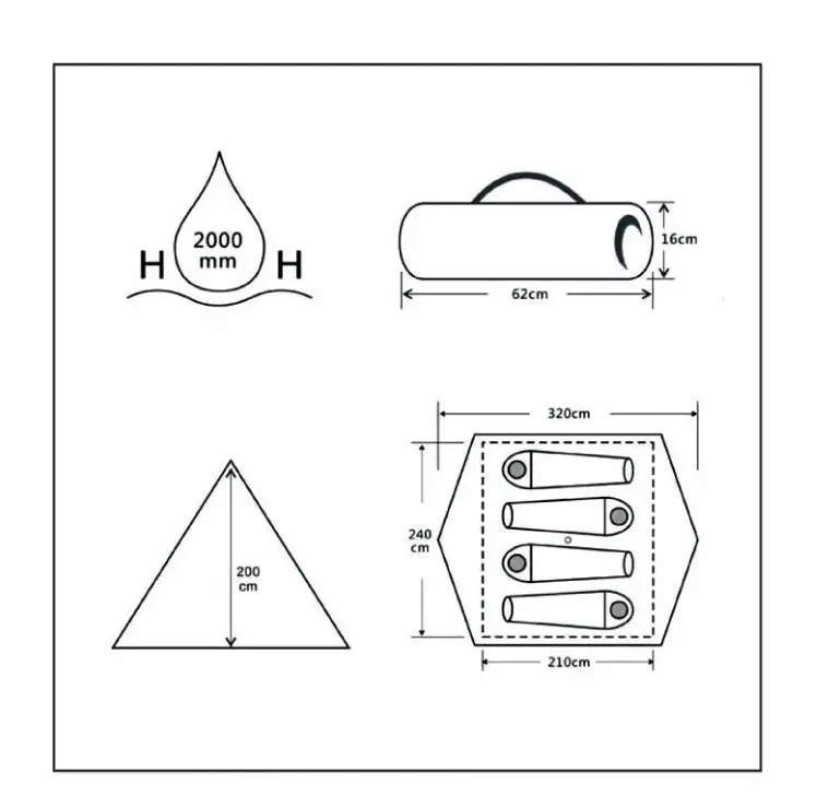 safari tent luxury canvas glamping 6 person black popup camping tent tarp camping 6 people zelt outdoor equipment camping tent