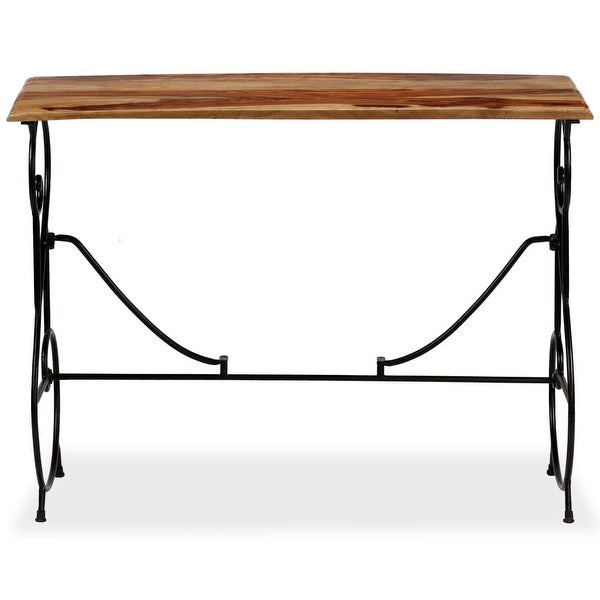 Exquisite Style Console Table Solid Sheesham Wood - 39.4