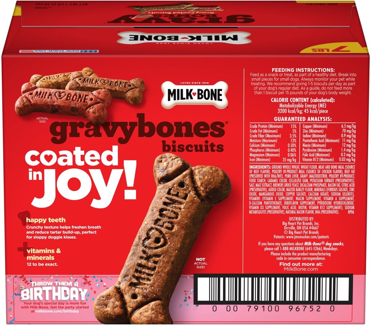 Milk-Bone GravyBones Biscuits Dog Treats