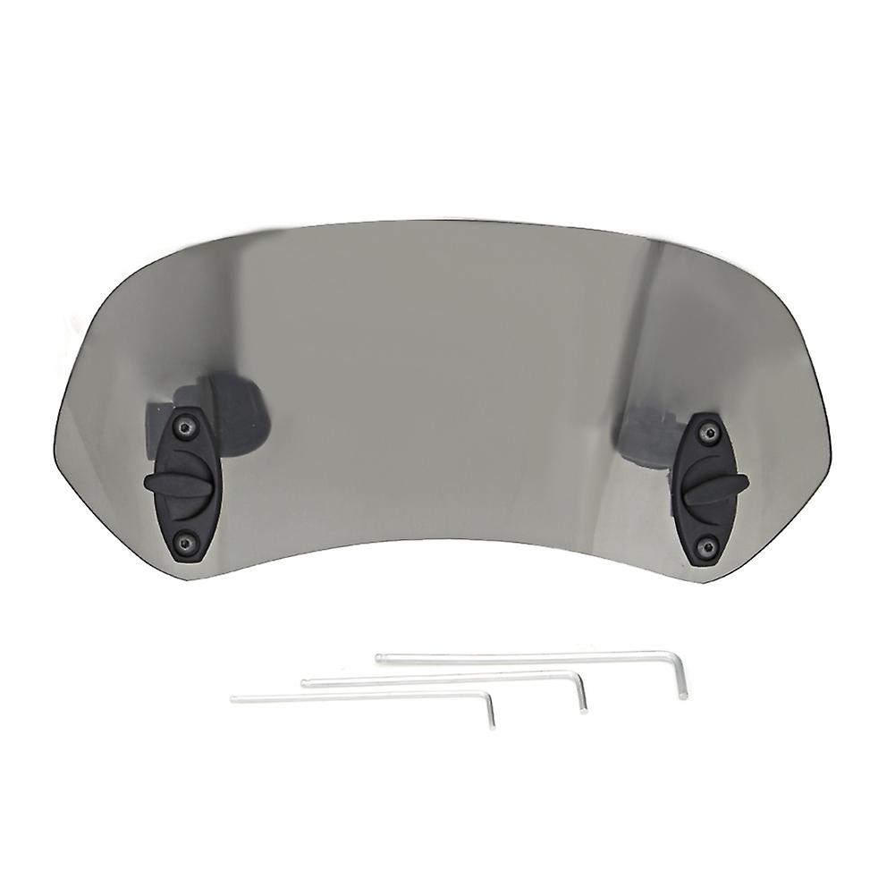 Adjustable Clip On Windscreen Wind Deflector Windshield Accessories For Motorcycle Tawny