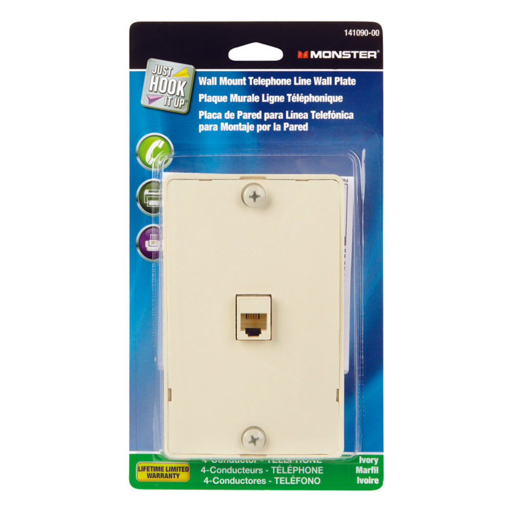 WALL MOUNT PHONE JACK IV