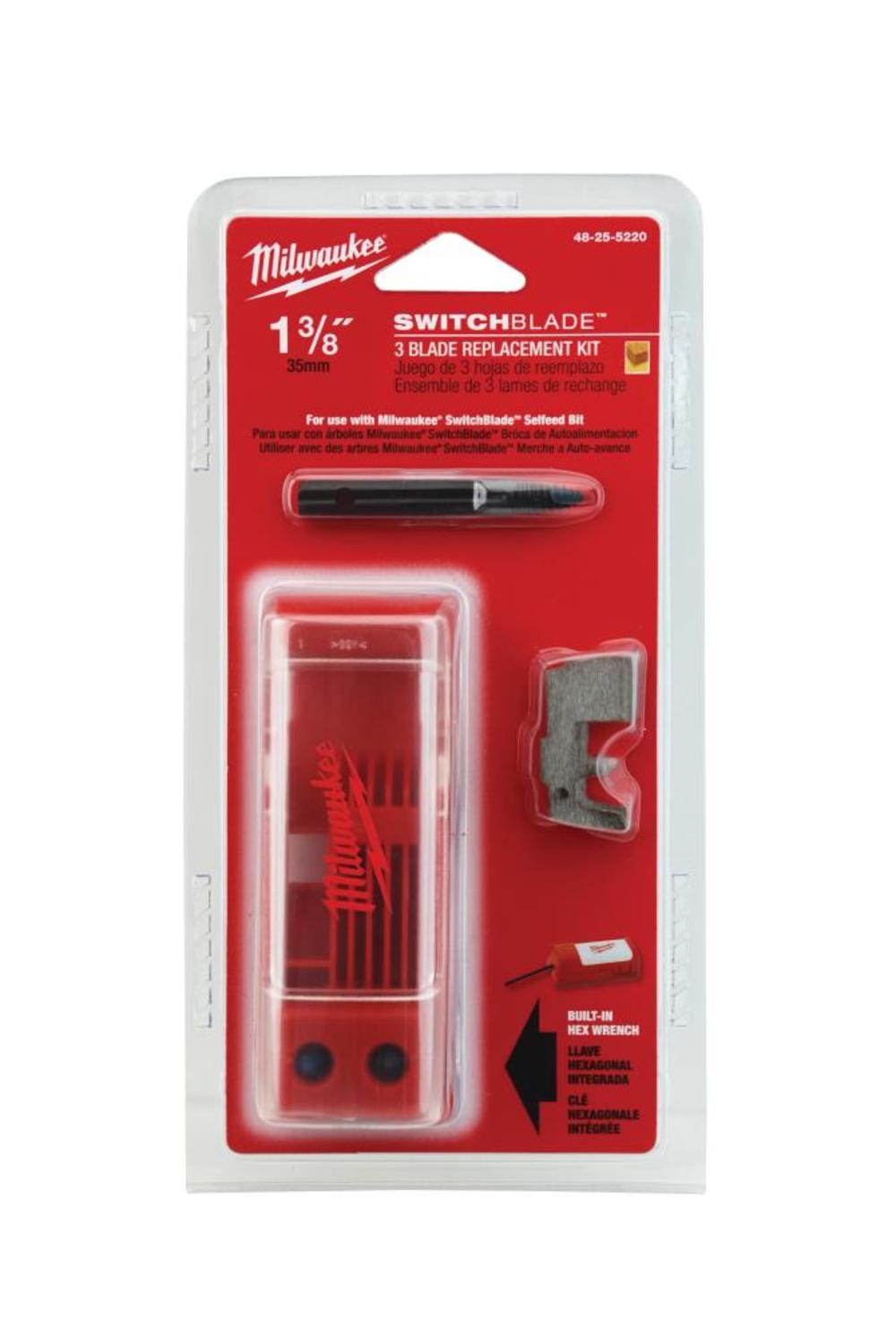 Milwaukee 1-3/8 in. SwitchBlade 3 Blade Replacement Kit 48-25-5220 from Milwaukee