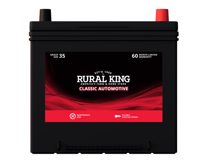 Rural King Classic Automotive Battery - 35-60