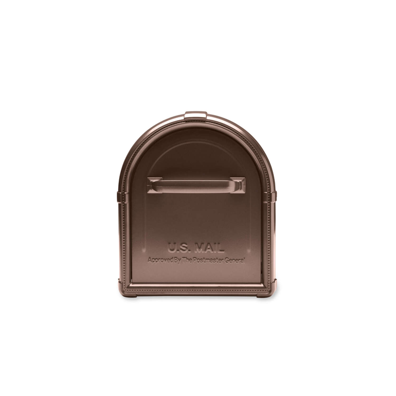 Architectural Mailboxes Hillsborough Classic Galvanized Steel Post Mount Copper Mailbox