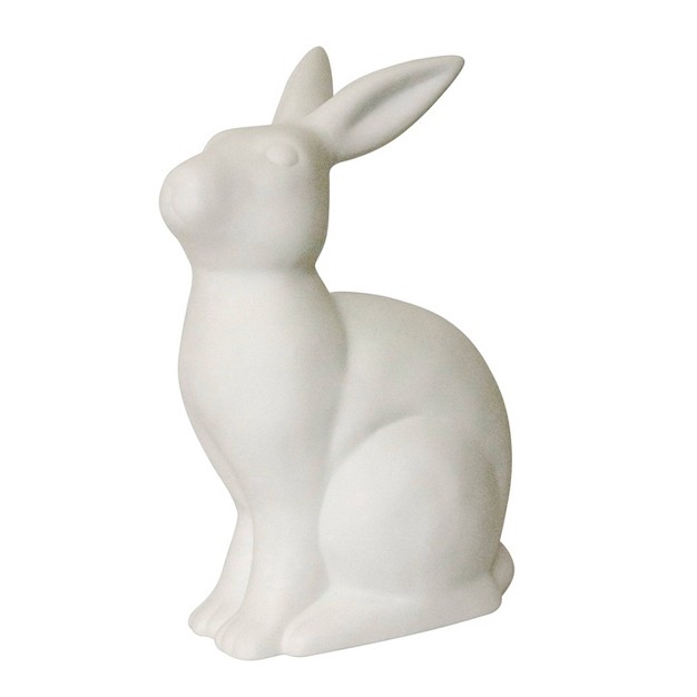 Porcelain Bunny Rabbit Shaped Animal Light Table Lamp White Simple Designs