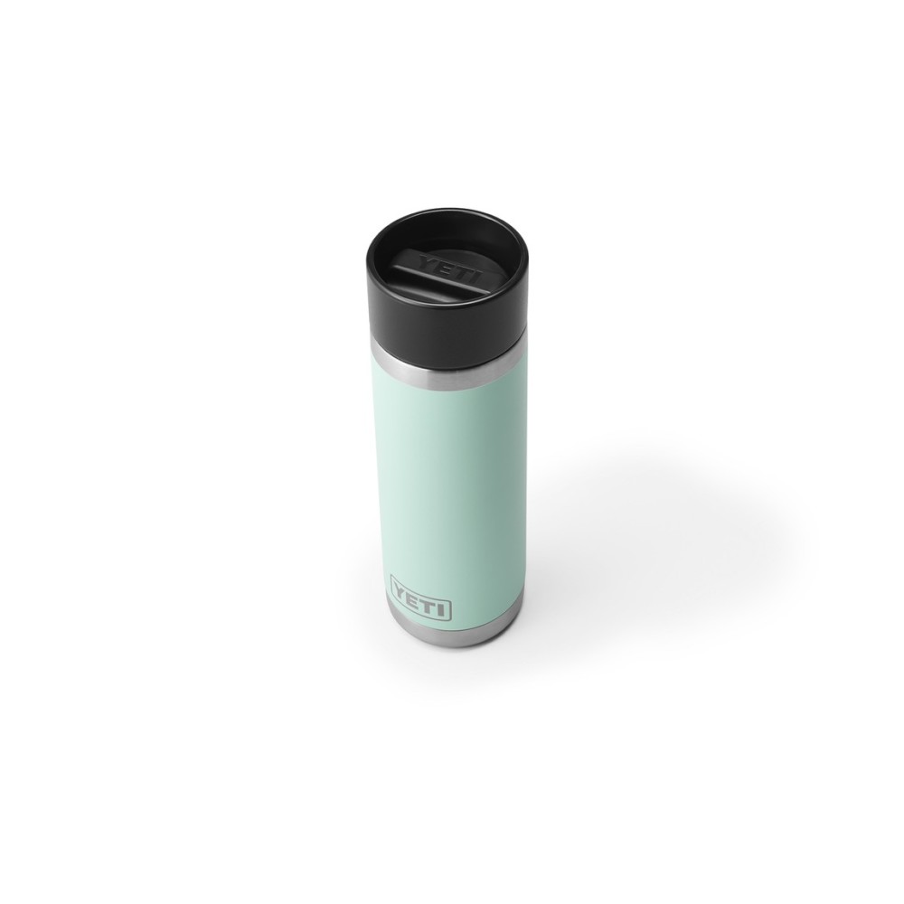 Yeti Rambler 18oz Bottle with HotShot Cap Seafoam