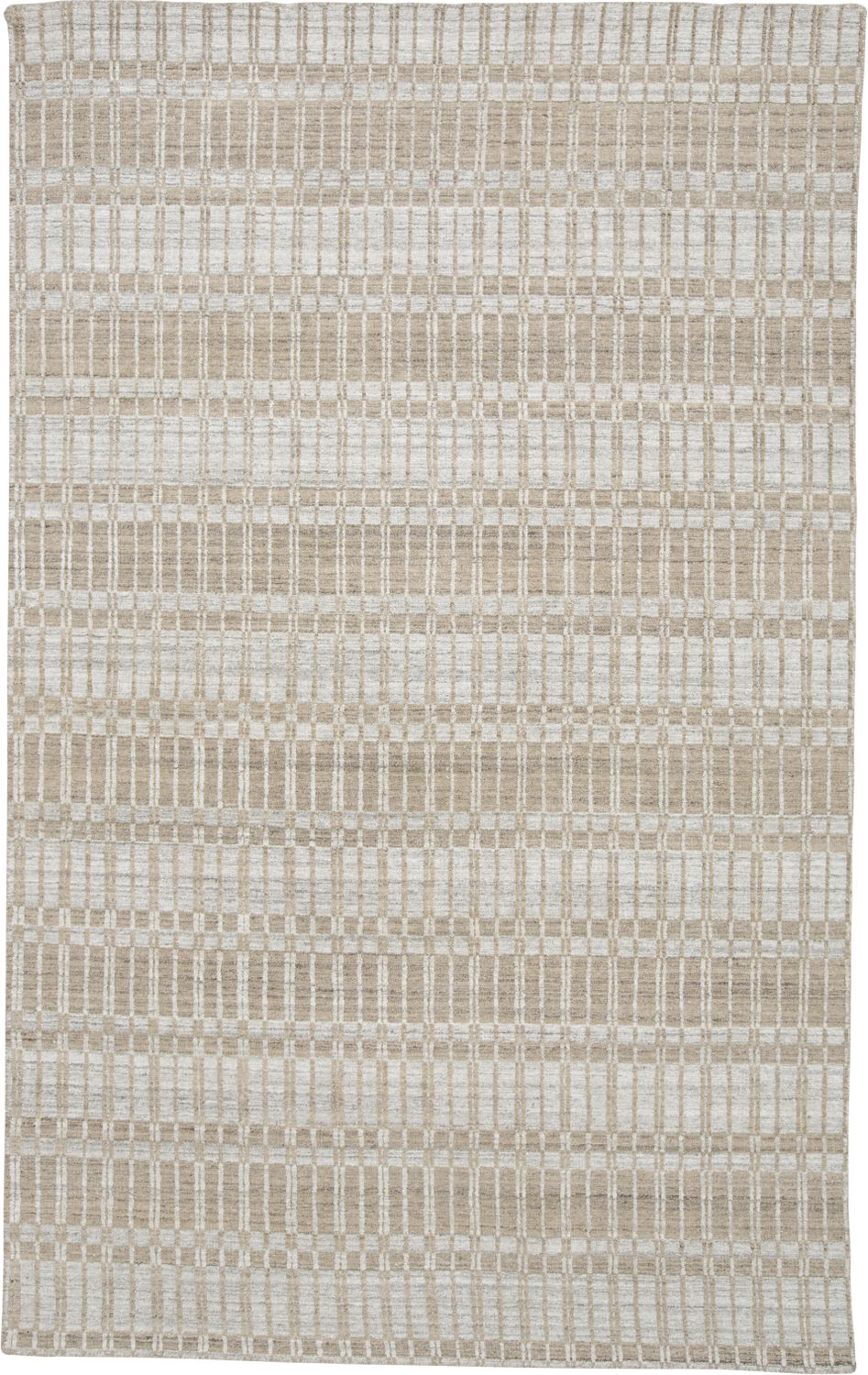 Odami Hand Woven Beige and Gray Rug by BD Fine