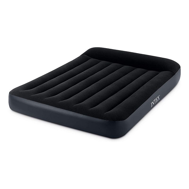 Intex Dura Beam Pillow Rest Standard Classic Air Bed Inflatable Mattress， Full