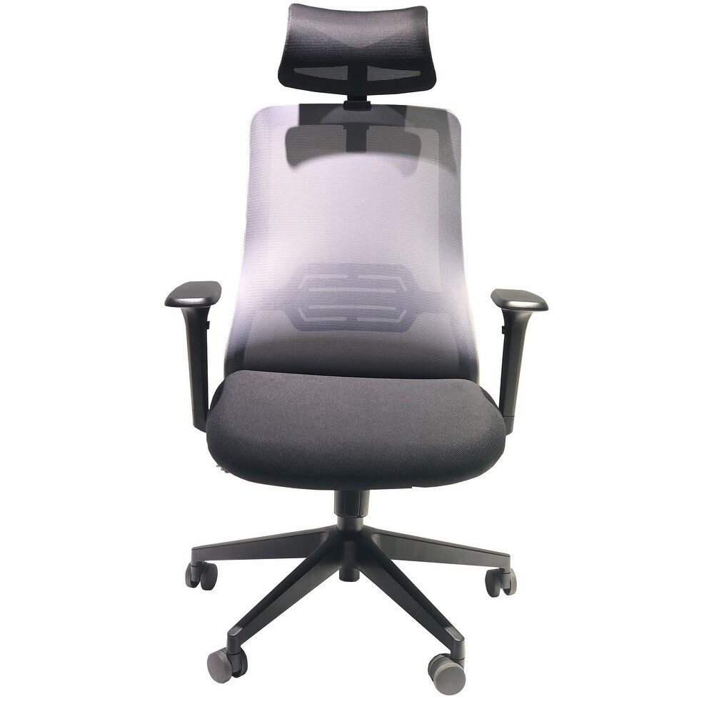 Adjustable Headrest Ergonomic Office Chair Padded Swivel Desk Chair