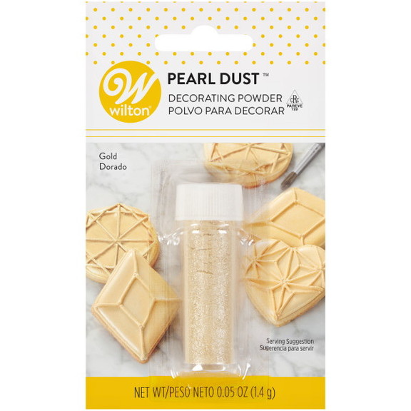 Wilton 703 1352 Gold Pearl Dust  0.5 oz.