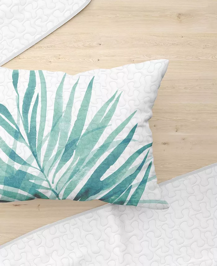 Elise and James Home Palm Leaf Tropical Jungle Quilt Set Collection