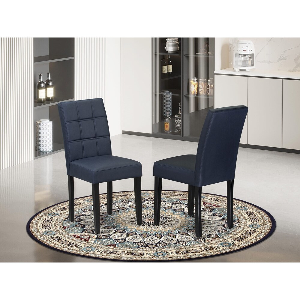 East West Furniture Austin Parson Dining Chairs  Set of 2 (Color   Fabric Options)