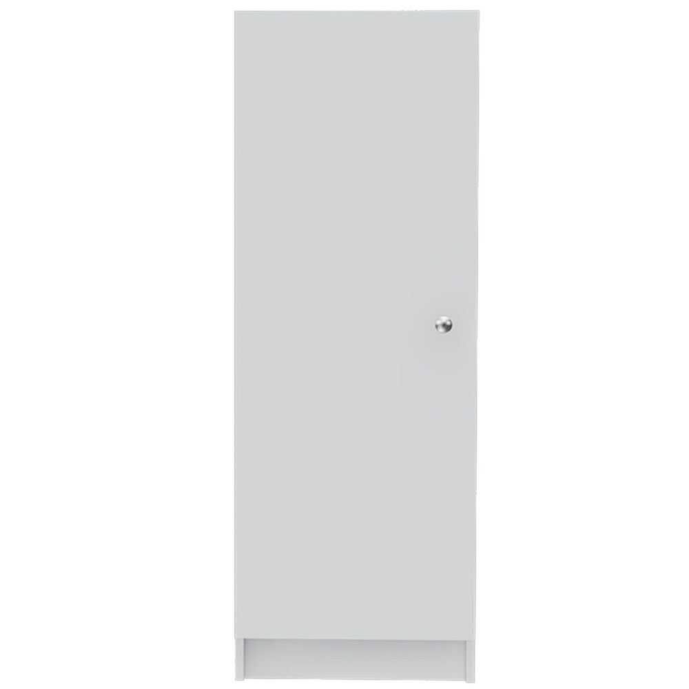 FM Furniture Miami Single Door Pantry  and Four Shelves