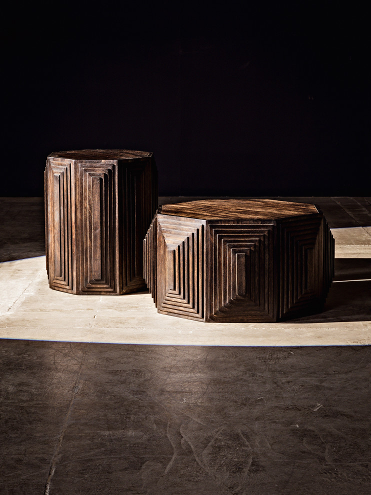 Moore Side Table  Ebony   Transitional   Side Tables And End Tables   by HedgeApple  Houzz