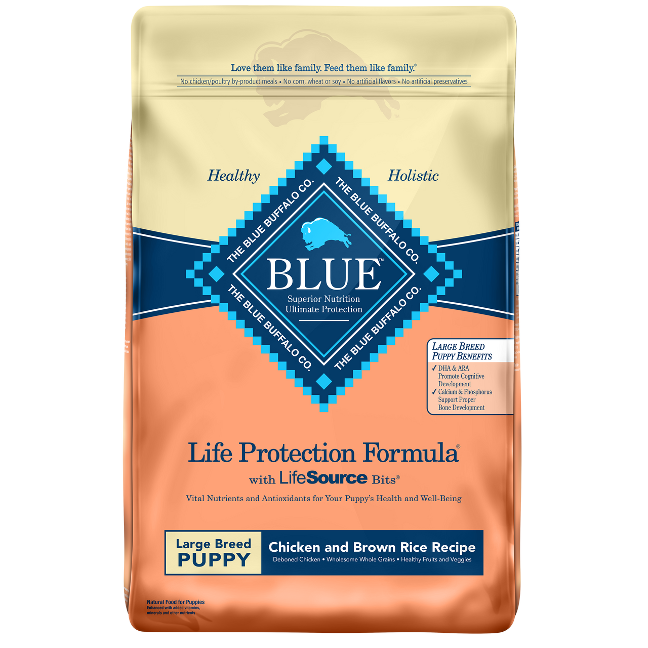 Blue Buffalo Life Protection Formula Large Breed Puppy Chicken and Brown Rice Dry Dog Food