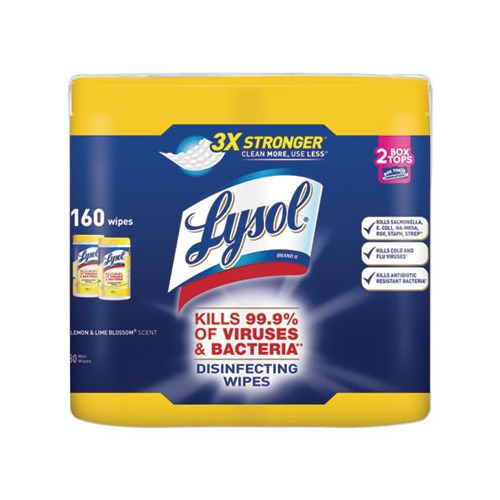 LYSOL Brand Disinfecting Wipes  RAC80296PK