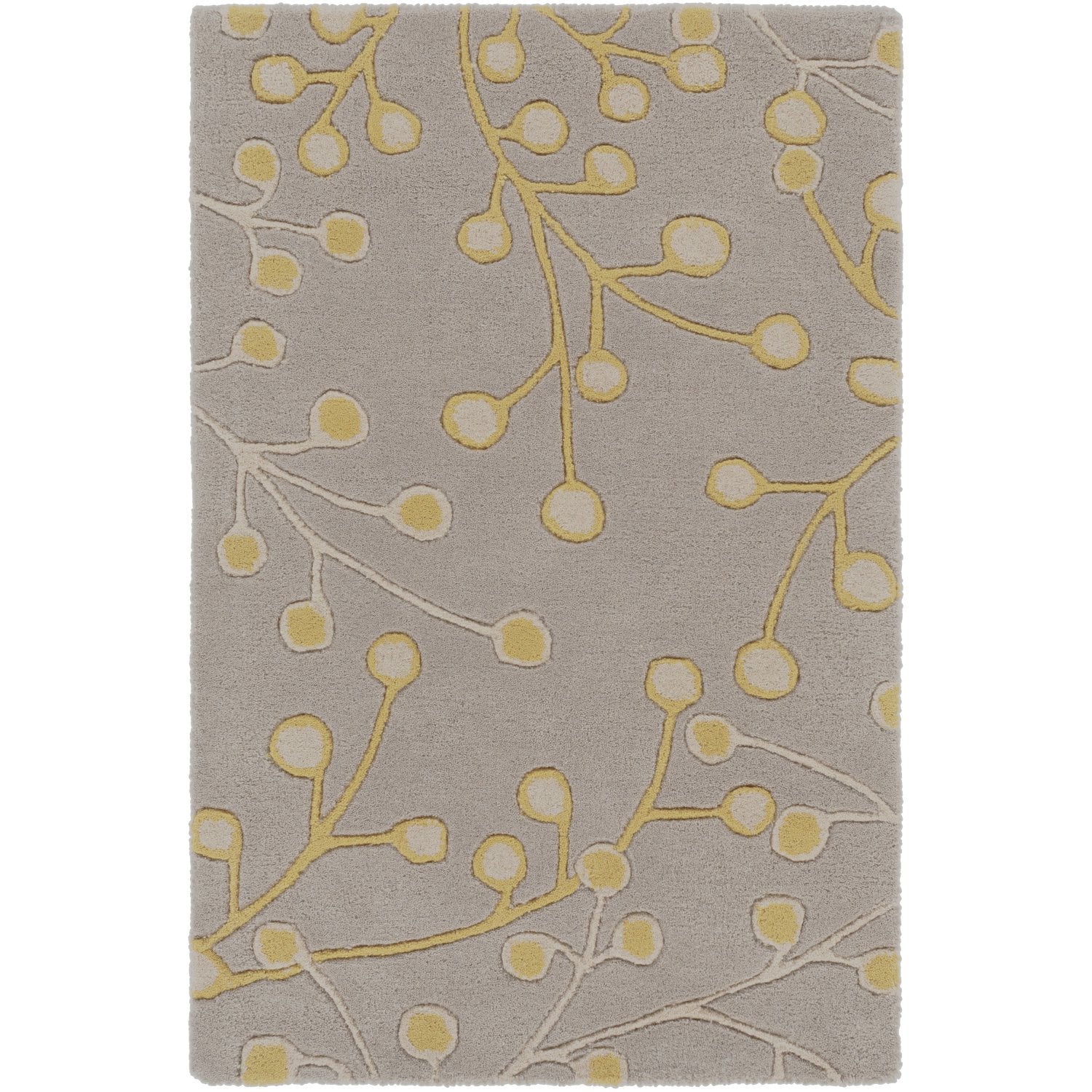 Athena Rug in Taupe & Mustard