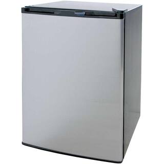 Cal Flame 4.6 cu. ft. Mini Fridge in Stainless Steel with Black Cabinet BBQ09849P