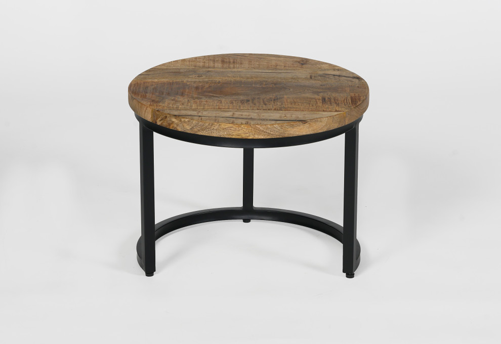 Troika Nesting Table Set of 3   Industrial   Coffee Table Sets   by Union Home  Houzz