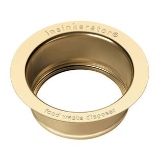 InSinkErator Kitchen Sink Flange  Sink Stopper for InSinkErator Garbage Disposals in French Gold FLGSTP-FG